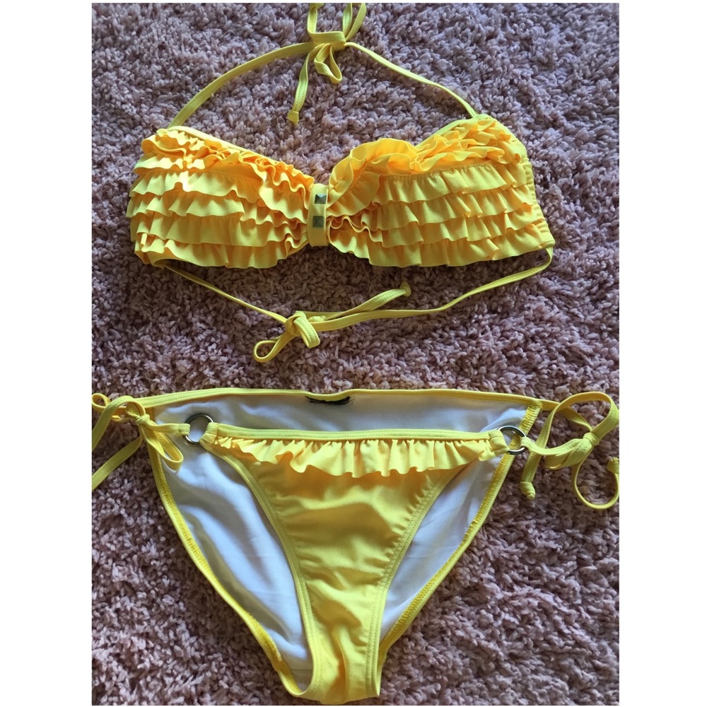 Yellow bikini set